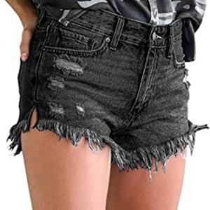 Dark Gray Jean Shorts SZ LG